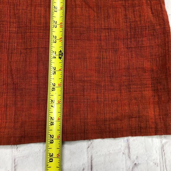 Flyshacker Men Short Sleeve Button Shirt Top Size Large Orange M098 -2 - Picture 4 of 10